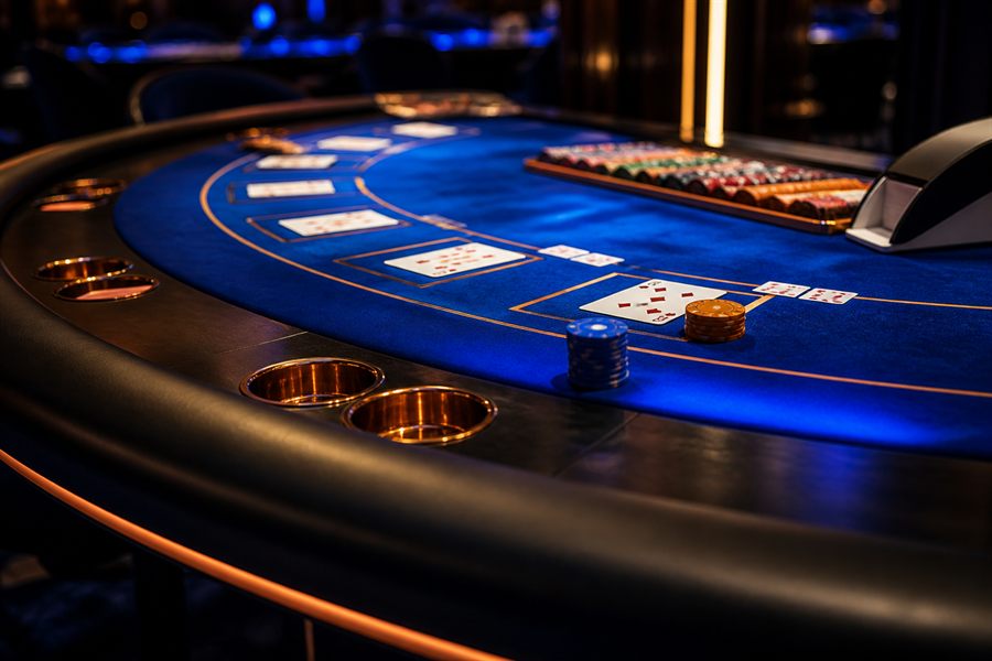 Krupiérka s kartami - baccarat live